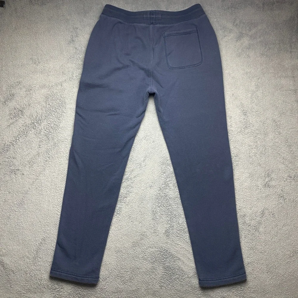 Abercrombie & Fitch Sweatpants Mens Medium Soft A&F Fleece Navy Blue Logo